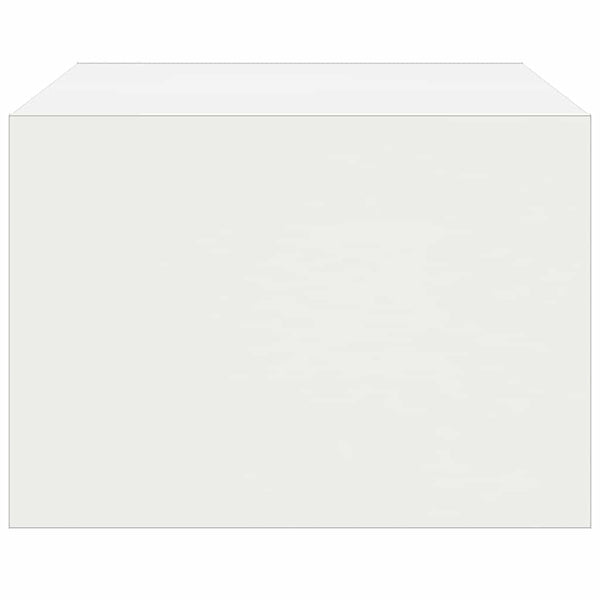 TV-Schrank Weiß mit LED-Leuchten 75 cm
