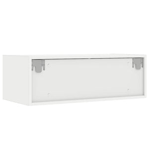 TV-Schrank Weiß mit LED-Leuchten 75 cm