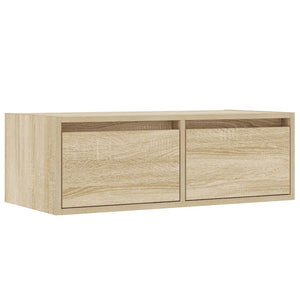 TV-Schrank Sonoma-Eiche mit LED 75 cm
