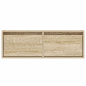 TV-Schrank Sonoma-Eiche mit LED 75 cm