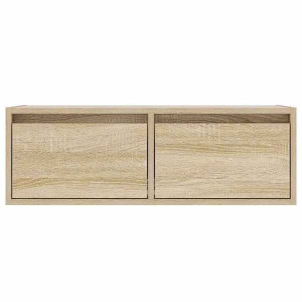 TV-Schrank Sonoma-Eiche mit LED 75 cm