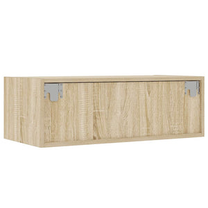TV-Schrank Sonoma-Eiche mit LED 75 cm