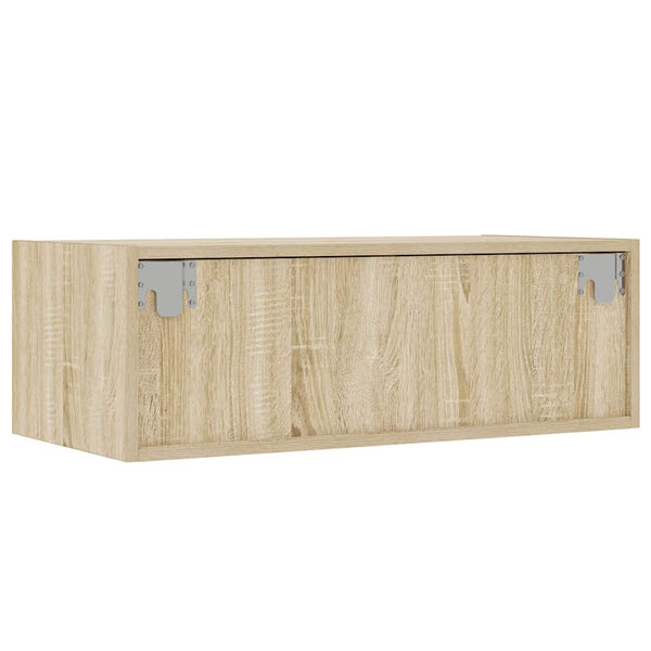 TV-Schrank Sonoma-Eiche mit LED 75 cm