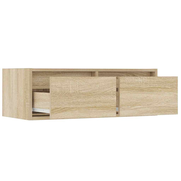 TV-Schrank Sonoma-Eiche mit LED 75 cm