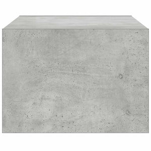 TV-Schrank Betongrau mit LED-Leuchten 75 cm