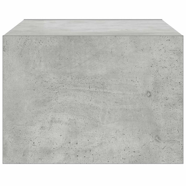 TV-Schrank Betongrau mit LED-Leuchten 75 cm