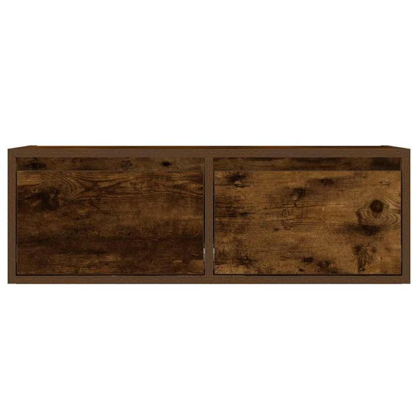 TV-Schrank Räuchereiche mit LED 75 cm