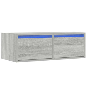 TV-Schrank Grau Sonoma mit LED