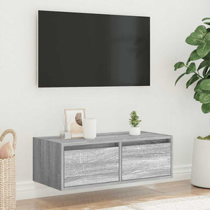 TV-Schrank Grau Sonoma mit LED