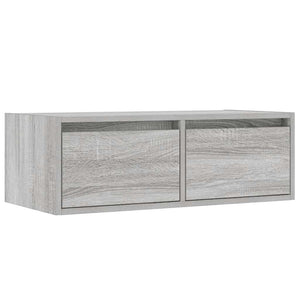 TV-Schrank Grau Sonoma mit LED
