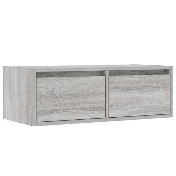 TV-Schrank Grau Sonoma mit LED