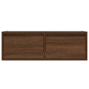TV-Schrank mit LED Braun Eichen-Optik 75 cm