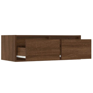 TV-Schrank mit LED Braun Eichen-Optik 75 cm