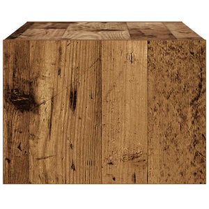 TV-Schrank mit LED Altholz-Optik