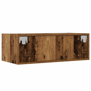 TV-Schrank mit LED Altholz-Optik