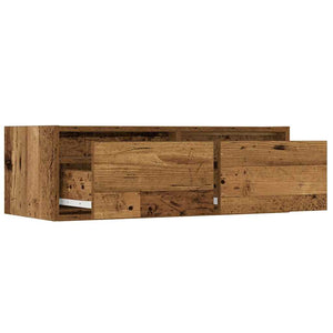 TV-Schrank mit LED Altholz-Optik