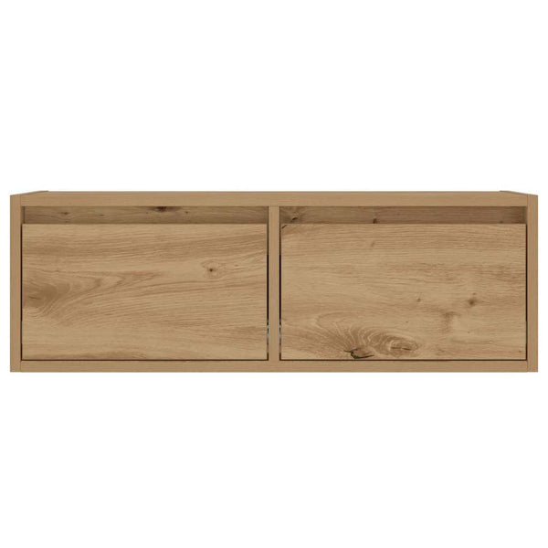 TV-Schrank Artisan-Eiche mit LED-Beleuchtung 75 cm
