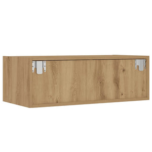 TV-Schrank Artisan-Eiche mit LED-Beleuchtung 75 cm
