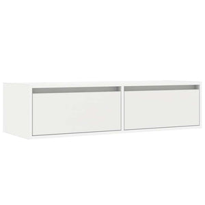TV-Schrank mit LED Weiß 100cm