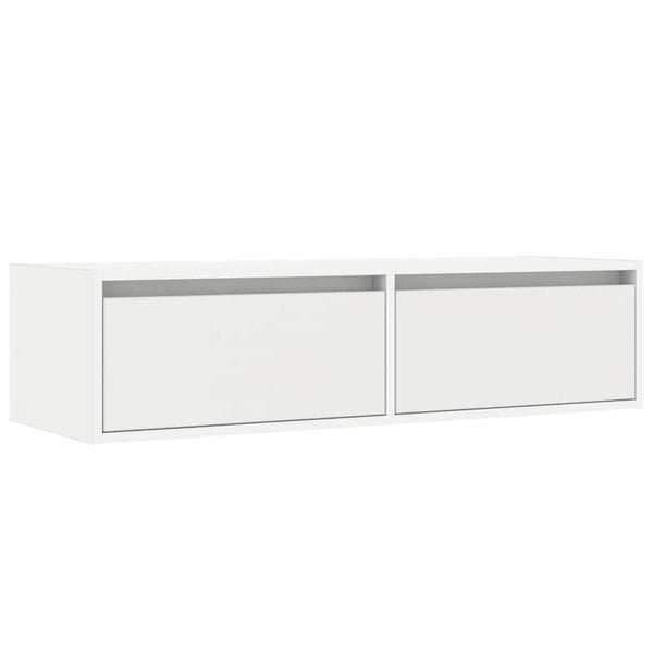 TV-Schrank mit LED Weiß 100cm