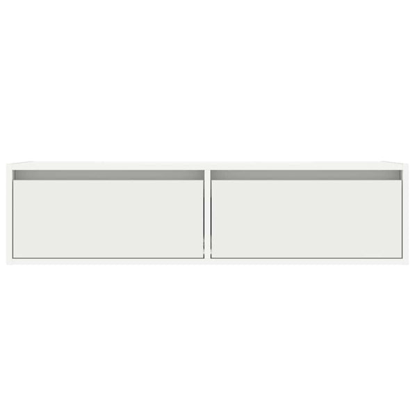 TV-Schrank mit LED Weiß 100cm