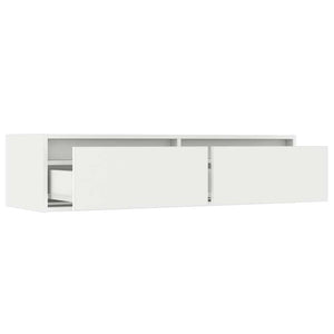 TV-Schrank mit LED Weiß 100cm