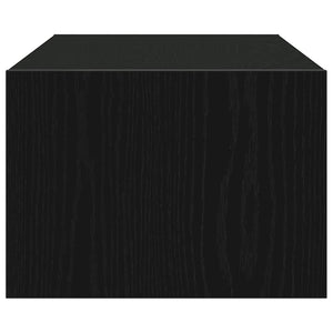 TV-Schrank mit LED Schwarz Eichen-Optik 100 cm