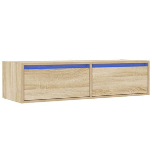 TV-Schrank Sonoma Eiche mit LED 100 cm