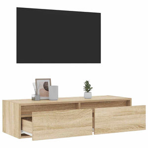 TV-Schrank Sonoma Eiche mit LED 100 cm
