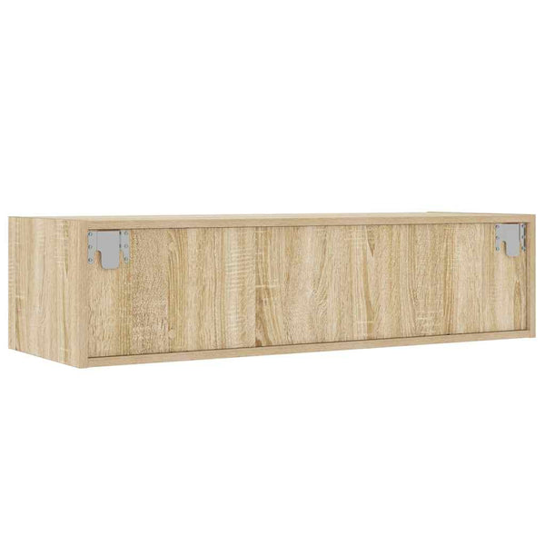 TV-Schrank Sonoma Eiche mit LED 100 cm