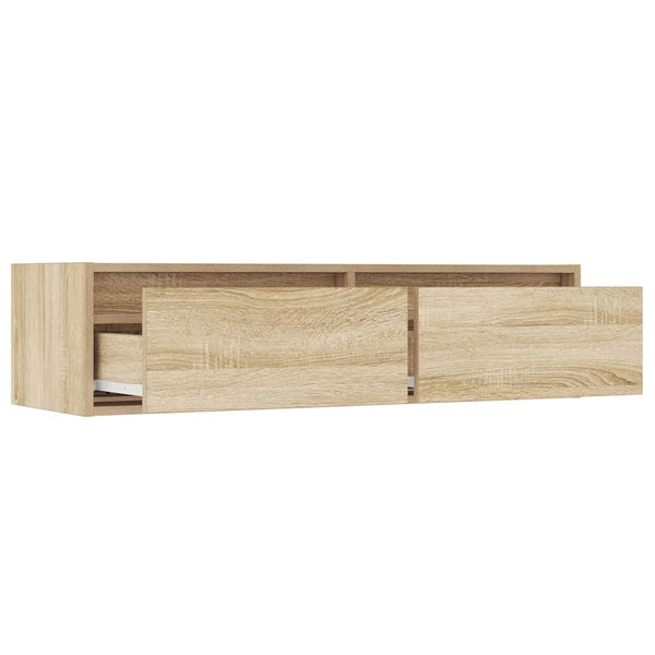 TV-Schrank Sonoma Eiche mit LED 100 cm