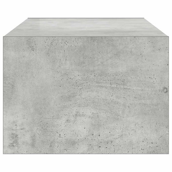 TV-Schrank Betongrau mit LED 100cm
