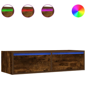 TV-Schrank Räuchereiche mit LED 100cm