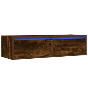 TV-Schrank Räuchereiche mit LED 100cm
