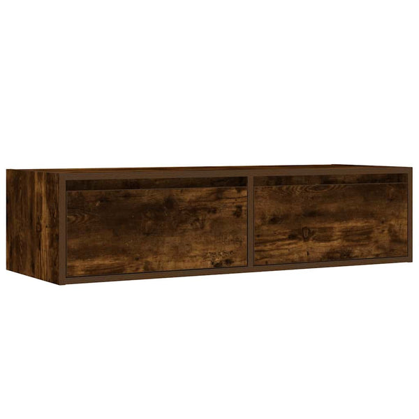 TV-Schrank Räuchereiche mit LED 100cm