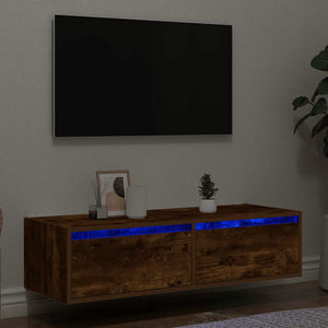 TV-Schrank Räuchereiche mit LED 100cm