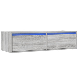 TV-Schrank Grau Sonoma mit LED