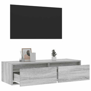 TV-Schrank Grau Sonoma mit LED