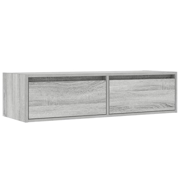 TV-Schrank Grau Sonoma mit LED