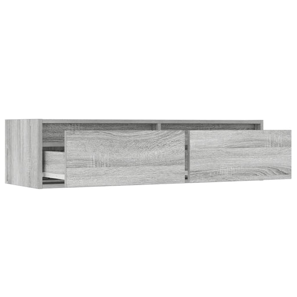 TV-Schrank Grau Sonoma mit LED