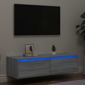 TV-Schrank Grau Sonoma mit LED