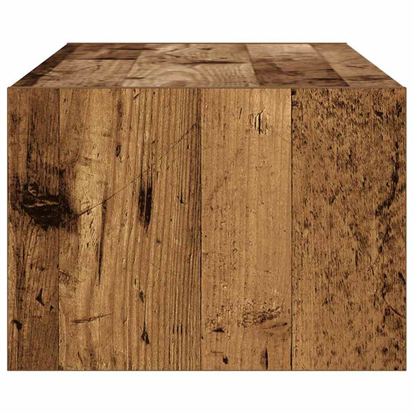 TV-Schrank mit LED Altholz-Optik 100 cm