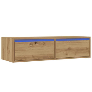TV-Schrank Artisan-Eiche mit LED 100cm