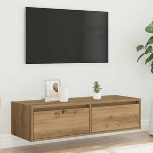 TV-Schrank Artisan-Eiche mit LED 100cm