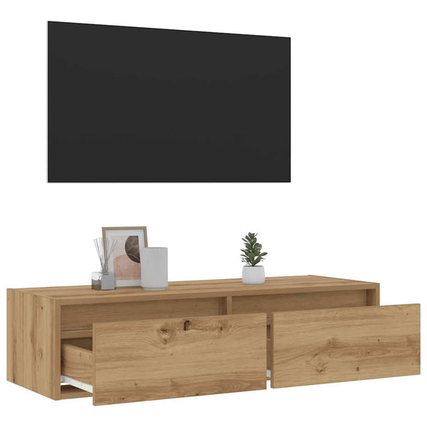TV-Schrank Artisan-Eiche mit LED 100cm