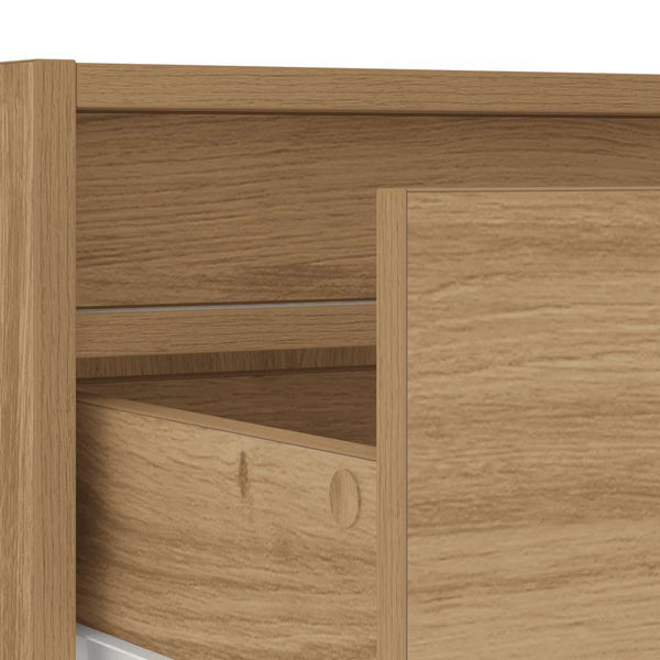 TV-Schrank Artisan-Eiche mit LED 100cm