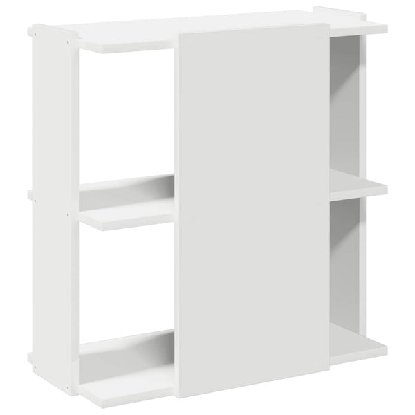 Bücherregal Weiß 3 Böden 60x60 cm