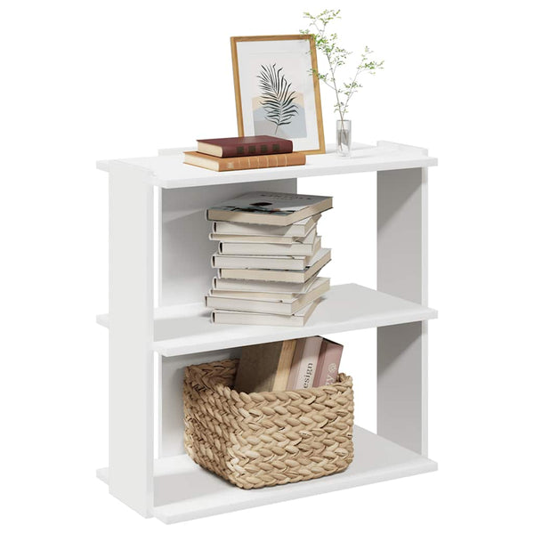Bücherregal Weiß 3 Böden 60x60 cm