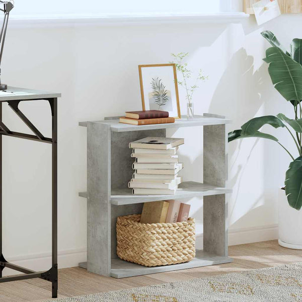 Bücherregal Betongrau 60cm