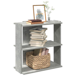 Bücherregal Betongrau 60cm